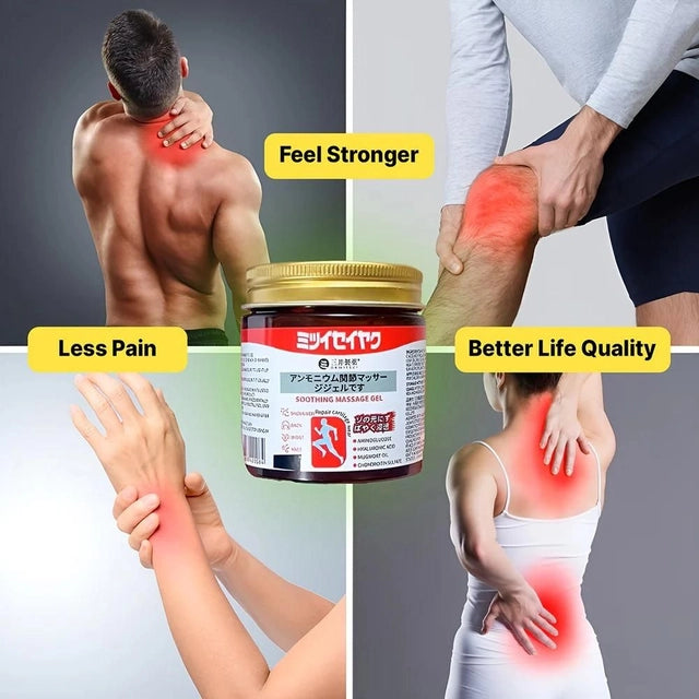 Instant Pain Relief Soothing Massage Gel (Pack of 3)